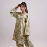 Chameli floral printed lawn suit, shirt and trouser