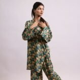 Gul-e-Bahar printed lawn suit with cotton silk dupatta