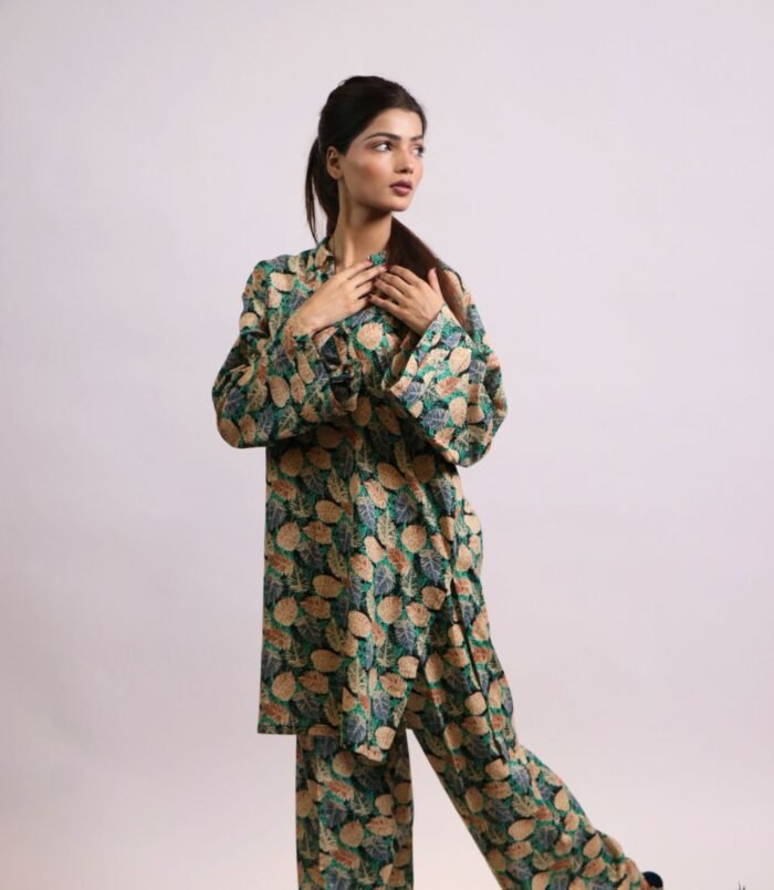 Gul-e-Bahar Gul-e-Bahar printed lawn suit with cotton silk dupatta