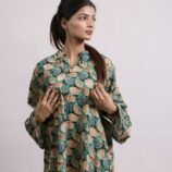 Gul-e-Bahar printed lawn suit with cotton silk dupatta