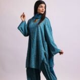 Neela Gulab blue chunri lawn suit with dupatta