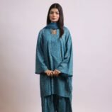 Neela Gulab blue chunri lawn suit with dupatta