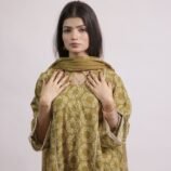 Pansy chunri print lawn suit with sequins lace and dupatta
